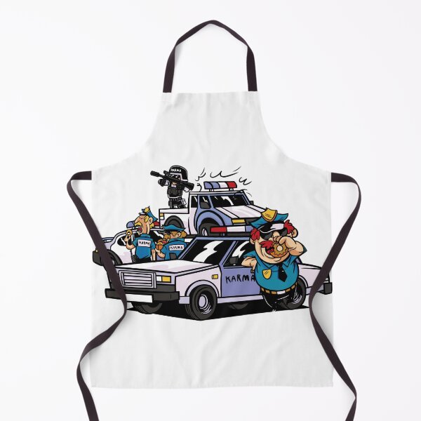 Item preview, Police cars and policemen in cartoon style designed and sold by Rob-Son.