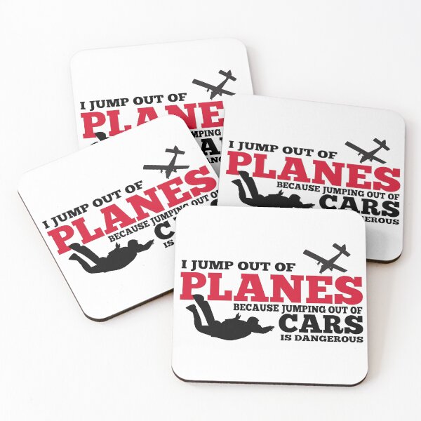 Item preview, Skydiving – I Jump out of Planes because jumping out of cars is dangerous designed and sold by Docartdesign.