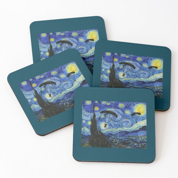 Item preview, Skydiving Starry NIght   designed and sold by INVNCBLA.