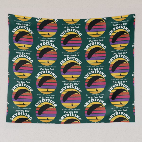 Item preview, vintage Skydiving Because Other Sports Only Require One Ball   designed and sold by INVNCBLA.