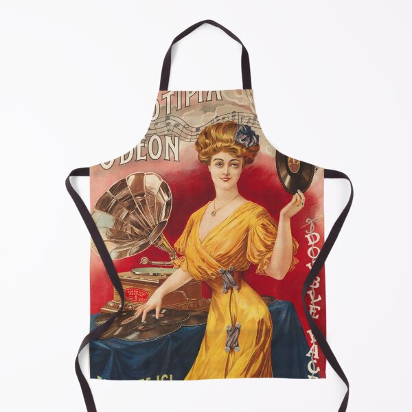 Item preview, FONOTIPIA ODEON Double Face Italian Gramophone Record Label 1910 Vinyl Disc Advertising Poster designed and sold by retroposters.