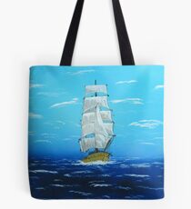 Sailing Outside the Golden Gate in California Tote Bag