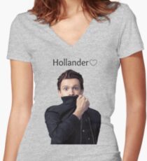 Hollander Women's Fitted V-Neck T-Shirt