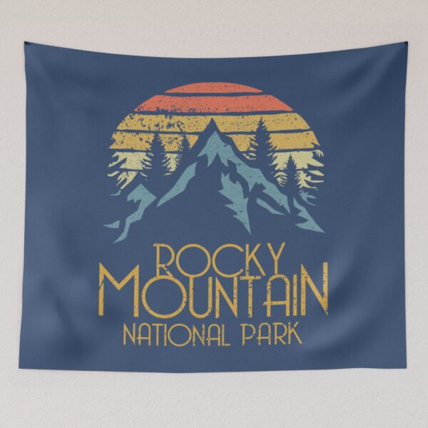 Item preview, Vintage Rocky Mountains National Park Colorado designed and sold by MeiChane.