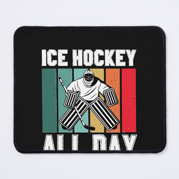 Item preview, Ice Hockey Goal Keeper Retro Essential T-Shirt designed and sold by Dustinohnson.