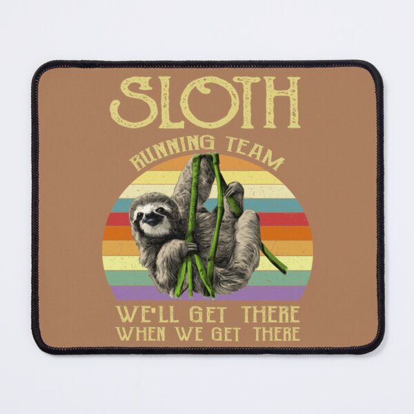 Item preview, Vintage Sloth Running Team We ll Get There Funny designed and sold by MeiChane.