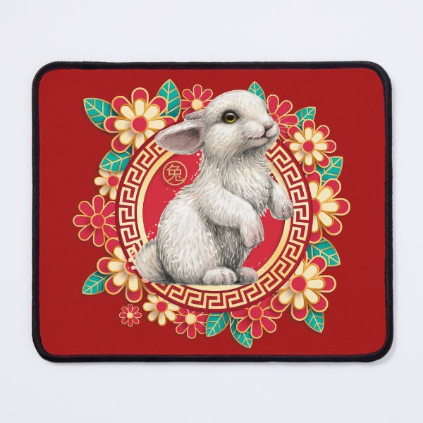 Item preview, Happy New Year Of The Rabbit Chinese Zodiac Rabbit 2023 designed and sold by taogiauco.
