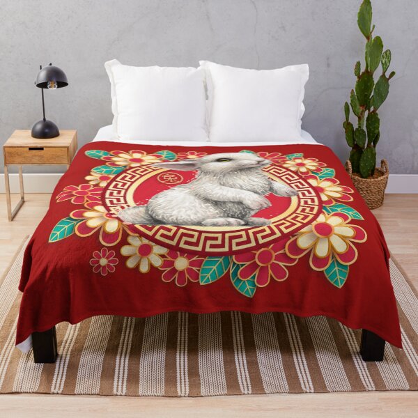 Item preview, Happy New Year Of The Rabbit Chinese Zodiac Rabbit 2023 designed and sold by taogiauco.