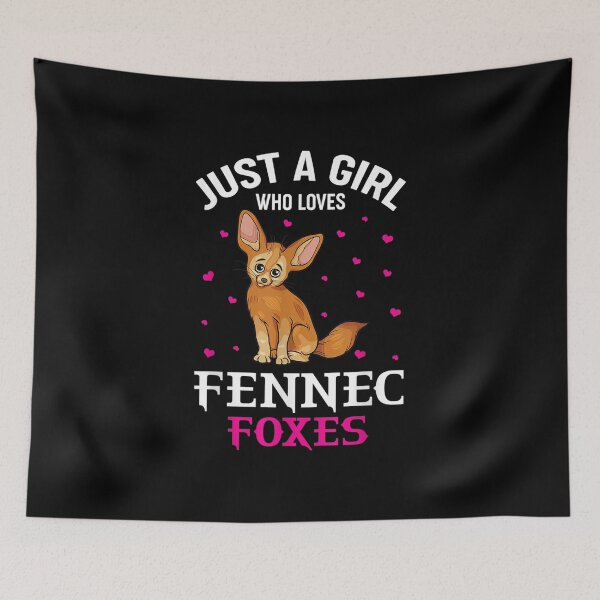 Item preview, Just A Girl Who Loves Fennec Foxes designed and sold by Finiya.