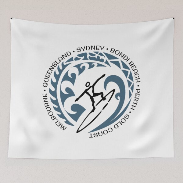 Item preview, Vintage Surfing Fan Lover Australia Australian designed and sold by MeiChane.