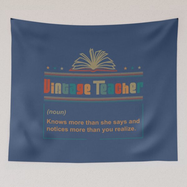 Item preview, Vintage Teacher Definition Old School Retro Back T designed and sold by MeiChane.