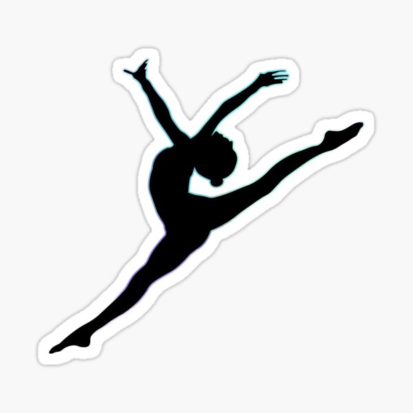 Gymnastics Silhouette - Gymnastics - Sticker