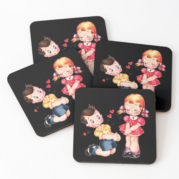 Item preview, Vintage Valentine with Boy and Girl designed and sold by MeiChane.