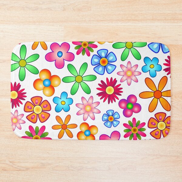 Item preview, Flowers Colorful Pop Art Pattern designed and sold by BluedarkArt.