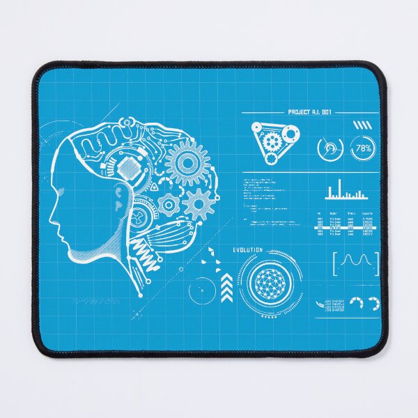 Item preview, Mechanical Head - Blueprint Design designed and sold by ProtonProject.