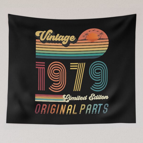 Item preview, 43 Year Old Vintage 1979 Limited Edition 43rd Birthday Gift designed and sold by CoolCreative.
