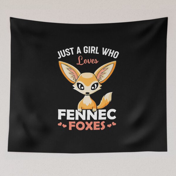 Item preview, Just A Girl Who Loves Fennec Foxes designed and sold by Finiya.