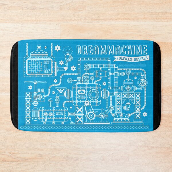 Item preview, Abstract Dream Machine - Blueprint Design designed and sold by ProtonProject.