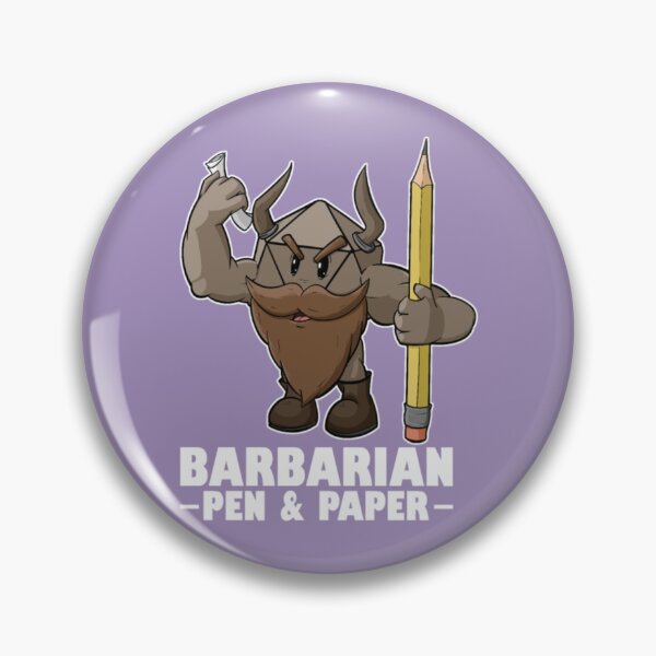 Item preview, Barbarian Class Pen and Paper DnD Tabletop Gift designed and sold by AntonioFrio.