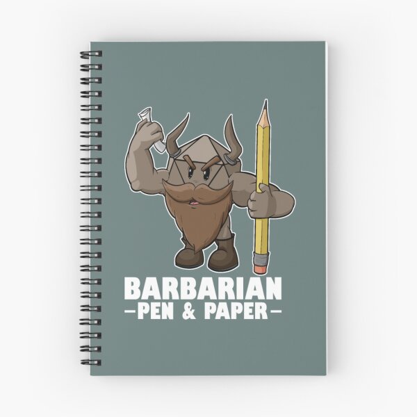 Item preview, Barbarian Class Pen and Paper DnD Tabletop Gift designed and sold by AntonioFrio.