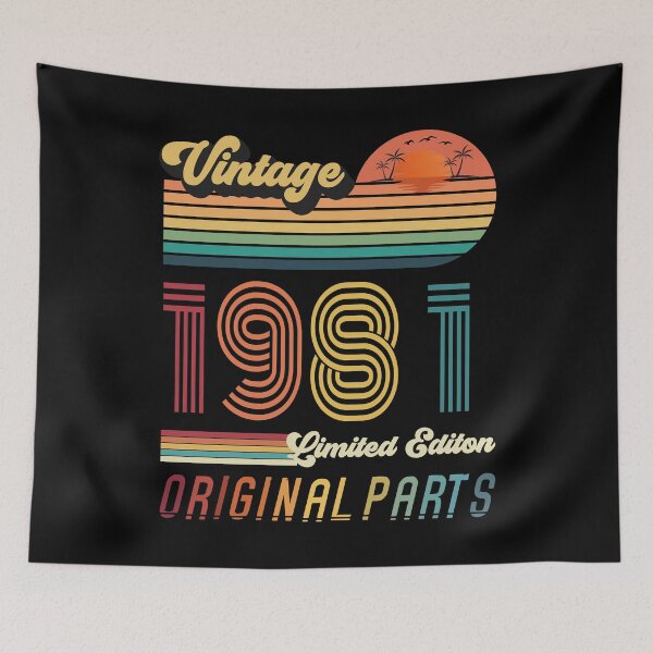 Item preview, 41 Year Old Vintage 1981 Limited Edition 41st Birthday Gift designed and sold by CoolCreative.