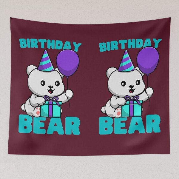 Item preview, | Birthday Bear | Polar Bear Birthday | designed and sold by Keep Smiling.