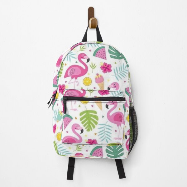 Item preview,  Flamingoes with leaves fruits and icecream | for flamingo lovers| pattern design lovers| gift for all designed and sold by Arteartz.