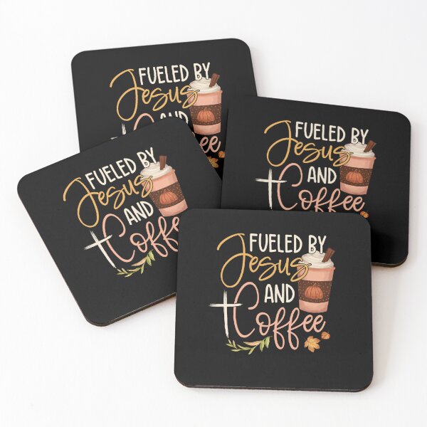 Artikelvorschau, Angetrieben von Jesus und Kaffee entworfen und verkauft von ElzaMathurinppi.