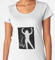 Britney Spears Silhouette White Women's Premium T-Shirt