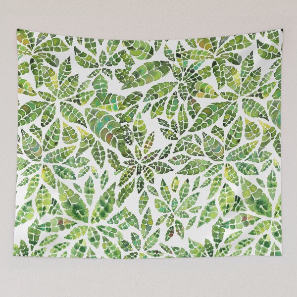 Item preview, Tropical leafs pattern designed and sold by SandraArtStudio.