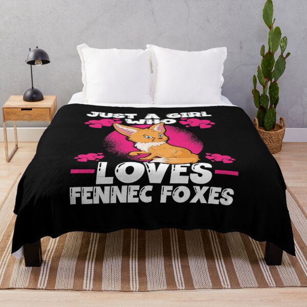 Item preview, Just A Girl Who Loves Fennec Foxes designed and sold by Finiya.