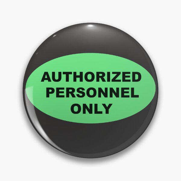 Item preview, AUTHORIZED PERSONNEL ONLY Industrial style sign designed and sold by lobodelnoir.