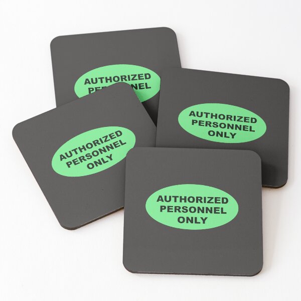 Item preview, AUTHORIZED PERSONNEL ONLY Industrial style sign designed and sold by lobodelnoir.