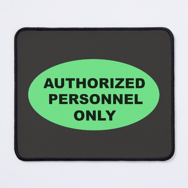 Item preview, AUTHORIZED PERSONNEL ONLY Industrial style sign designed and sold by lobodelnoir.