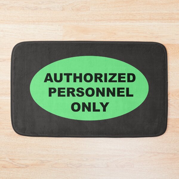 Item preview, AUTHORIZED PERSONNEL ONLY Industrial style sign designed and sold by lobodelnoir.