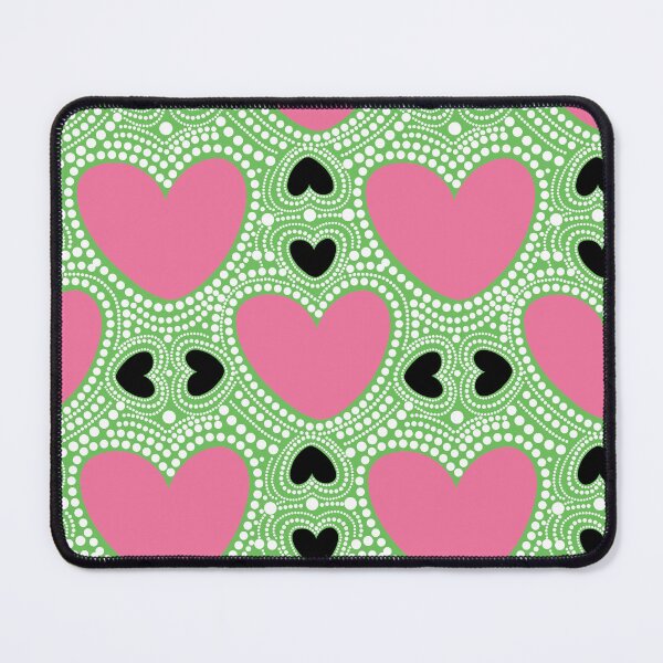 Item preview, Dotted Pink & Black Heart designed and sold by DukaDevi.