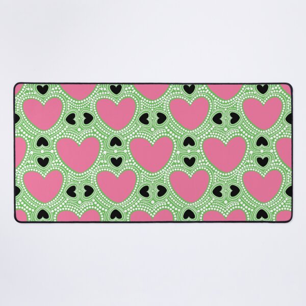 Item preview, Dotted Pink & Black Heart designed and sold by DukaDevi.