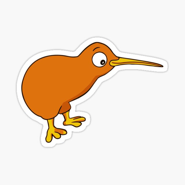 "CUTE KIWI BIRD" Sticker for Sale by KatisDesign Redbubble