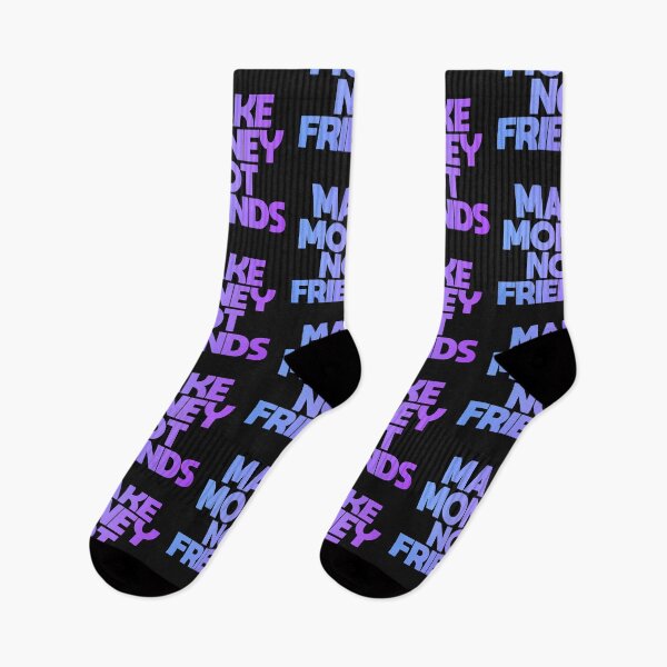 Item preview, Make money not friends purple designed and sold by redgoch.
