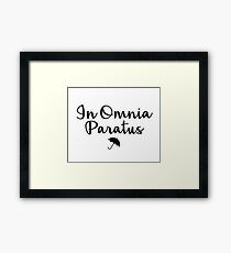 Gilmore Girls - In Omnia Paratus Framed Print