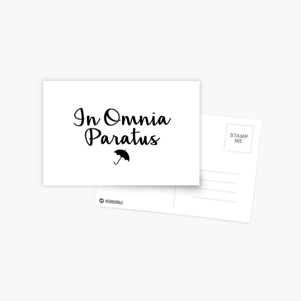In Omnia Paratus Postcard