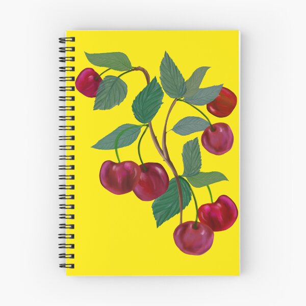 Item preview, Ilustración botánica de cereza designed and sold by PAPERPLAN.