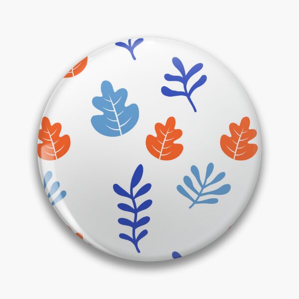 Item preview, Navy Orange Pattern designed and sold by OlgaBDesign.