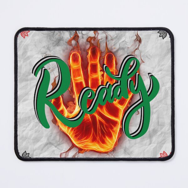 Item preview, Brightest fire hand word ready Ready graphic desgn designed and sold by SoulthreadzStudio.