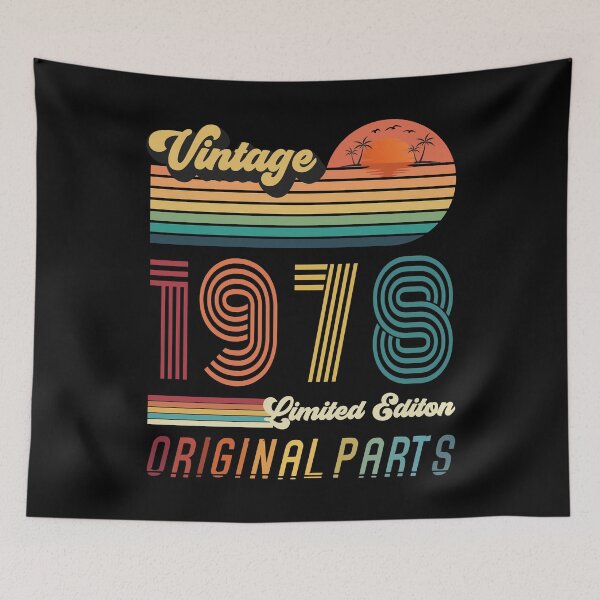 Item preview, 44 Year Old Vintage 1978 Limited Edition 44th Birthday Gift designed and sold by CoolCreative.