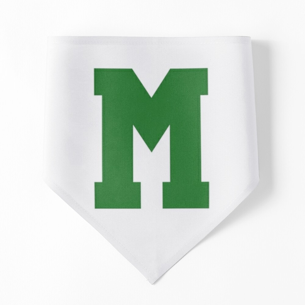 Alphabet, Green M, Sports letter M Art Print for Sale by TheCultStuff