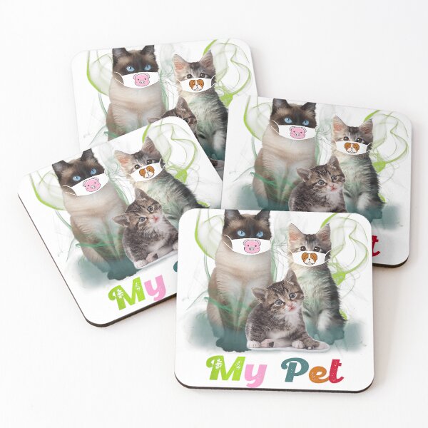 Item preview, Funny-Cat-Ew-People-Dog-Pig-Wearing-A-Face-Mask-Lover-Kids designed and sold by LoreleiGroshong.