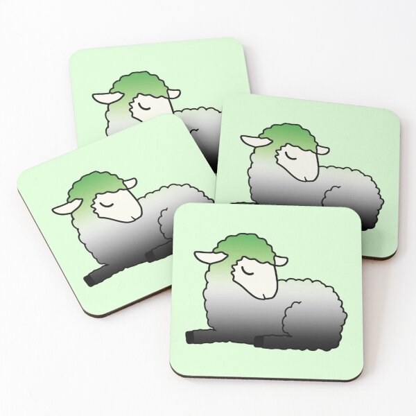 Item preview, Aromantic pride lamb designed and sold by Camilla Wynter.