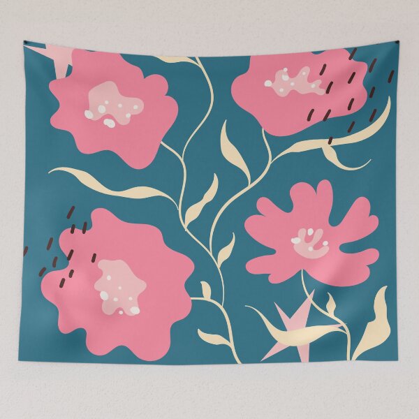 Item preview, Hand-drawn Matisse flower style designed and sold by Palteeshop.