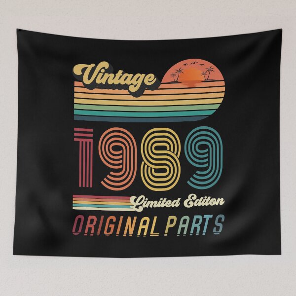 Item preview, 33 Year Old Vintage 1989 Limited Edition 33rd Birthday Gift designed and sold by CoolCreative.